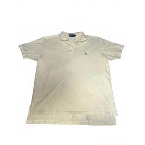 Vintage Polo Ralph Lauren Yellow Polo Shirt XL